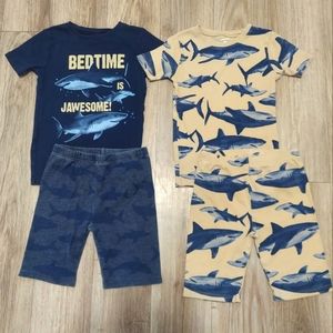 Carter's 4 Piece Sharks Pajama Set